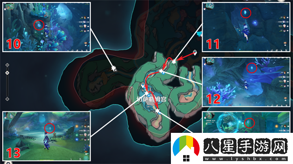 原神舊日之海水神瞳位置大全一覽/原神舊日之海水神瞳在哪