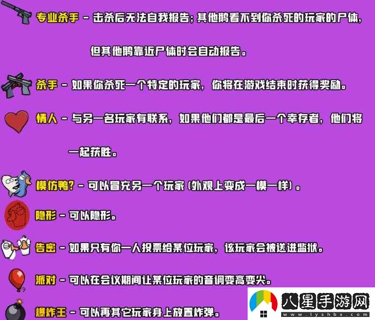 鵝鴨殺專業(yè)殺手技能詳解及獲勝要素解析