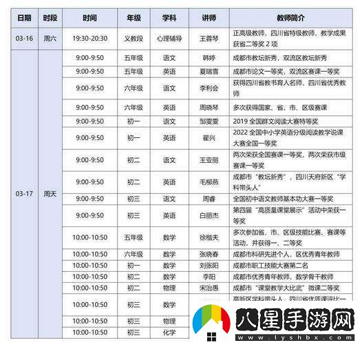 2023春季學(xué)期課程安排