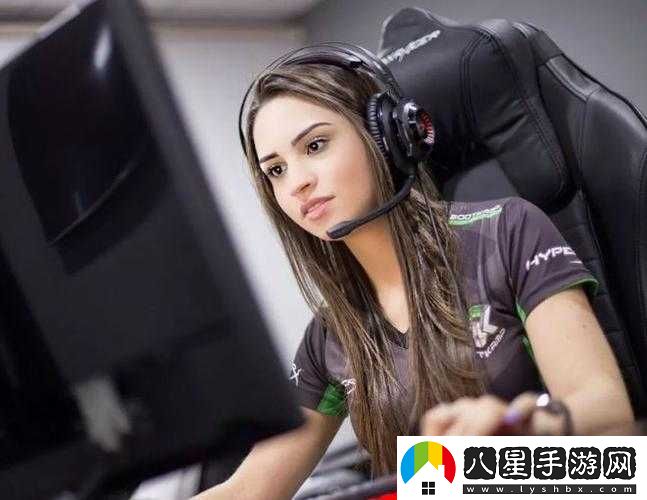 老外玩 CSGO 的妹子