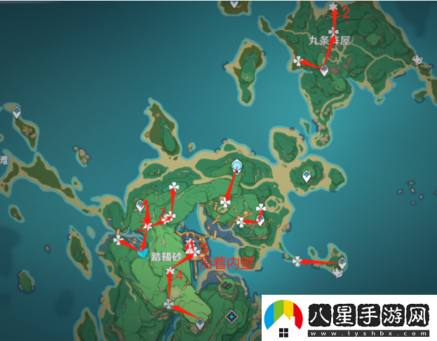 原神5.0鬼兜蟲采集路線