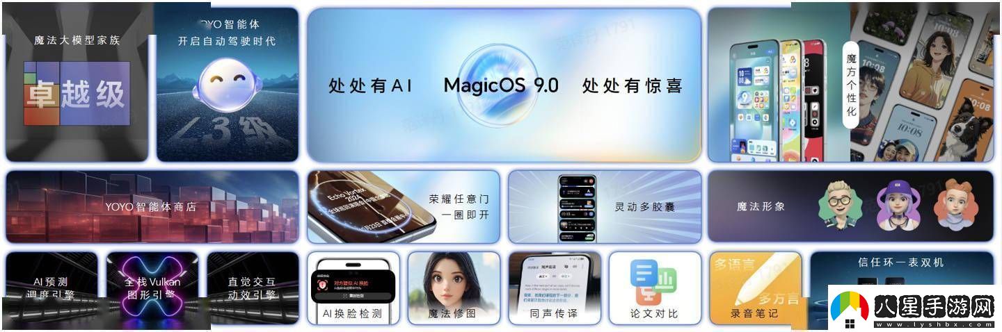 榮耀多款機型迎來MagicOS